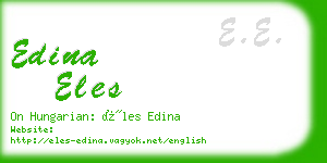 edina eles business card